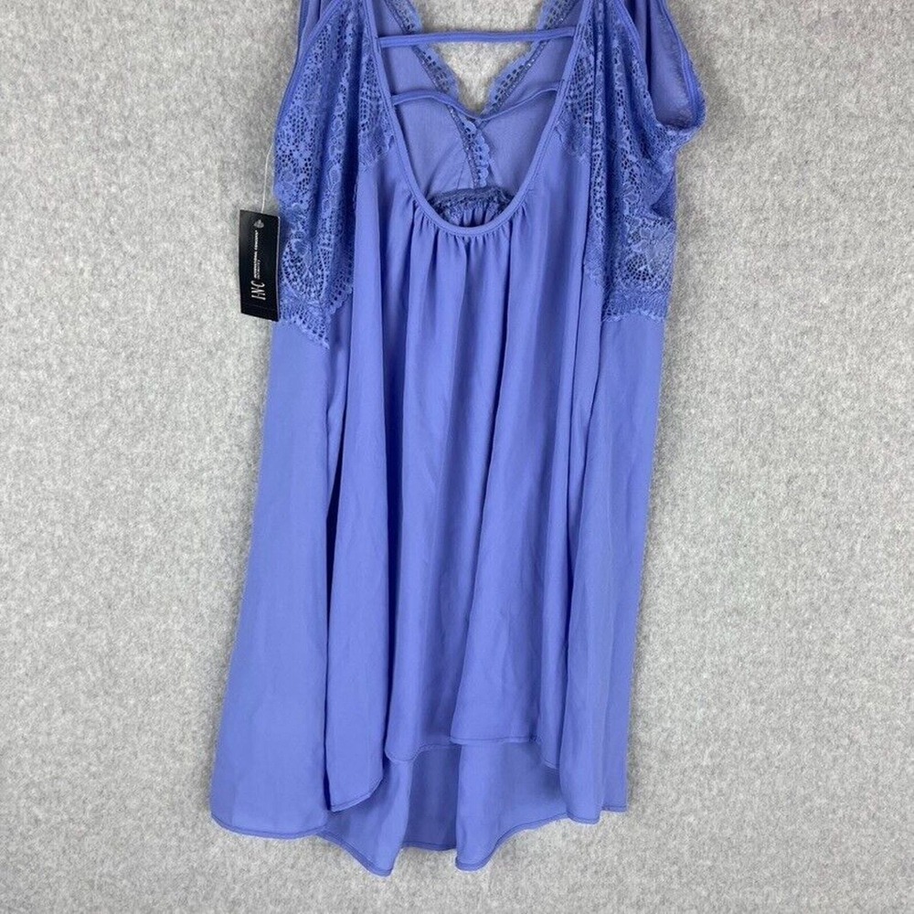 New INC International Concepts Womans Small Nightgown Lace & Chiffon Purple NWT - Picture 9 of 9